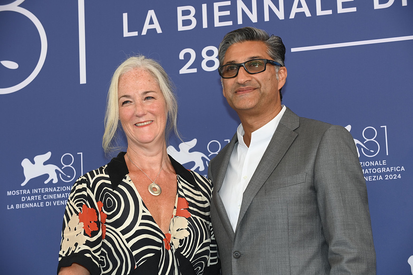 Asif Kapadia y George Chignell en 2073 (Festival de Venezia. Septiembre 2024)