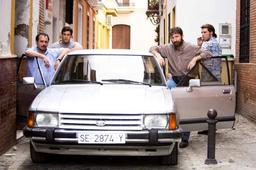 Antonio de la Torre, Mario Casas, Joaquín Núñez y José Manuel Poga en Grupo 7