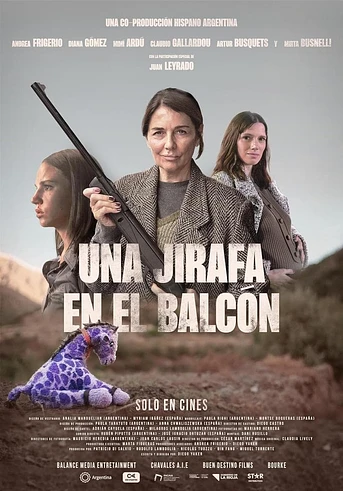 Poster de Una Jirafa en el balcón