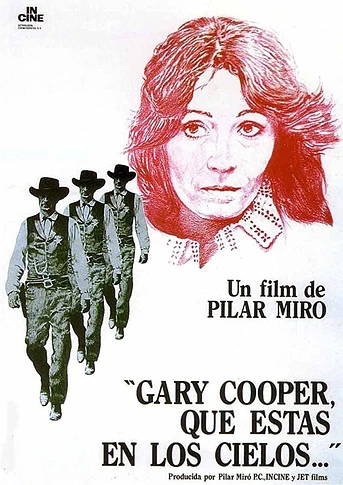 Poster de Gary Cooper, que estás en los cielos