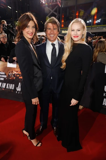 Tom Cruise, Cobie Smulders y Danika Yarosh en Jack Reacher. Nunca vuelvas atrás (Premiere en Berlin. Octubre 2016)