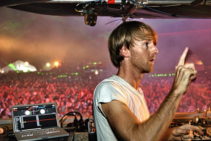 Richie Hawtin en making-contakt