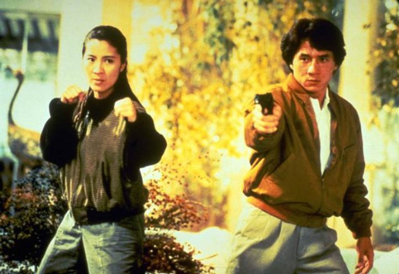 Jackie Chan y Michelle Yeoh en Supercop