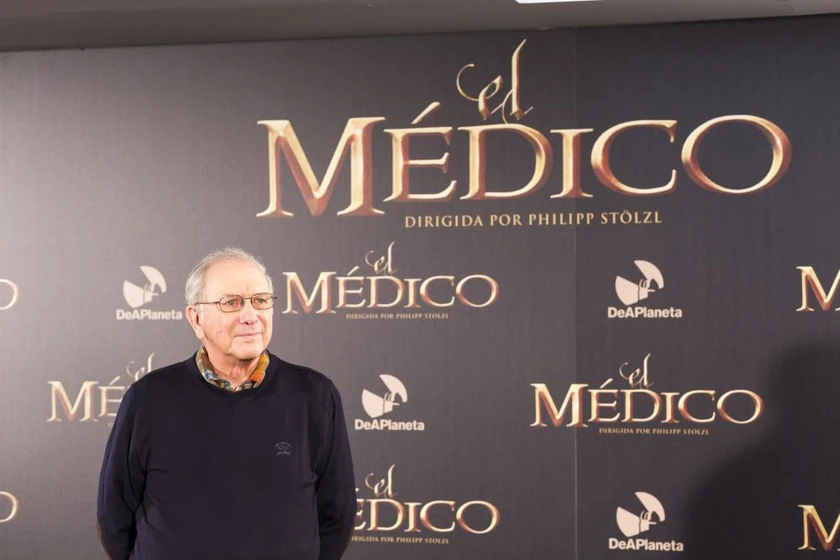 Noah Gordon en el-medico (Photocall en Madrid. Diciembre 2013)