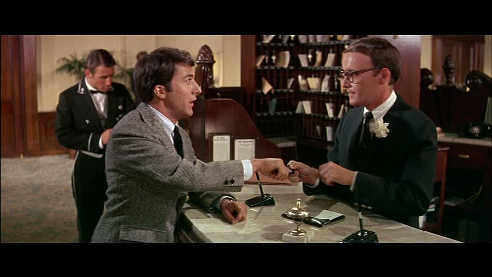 Dustin Hoffman en El Graduado