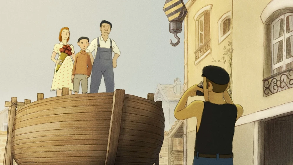 Imagen de un-barco-en-el-jardin