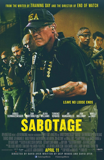 Imagen de Sabotage (Cartel teaser)