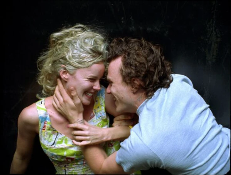 Heath Ledger y Abbie Cornish en candy-2006