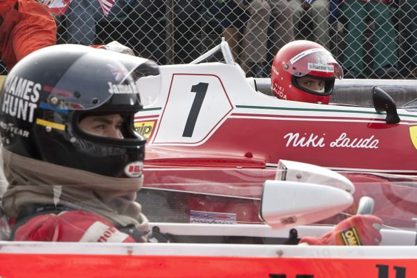 Daniel Brühl y Chris Hemsworth en Rush