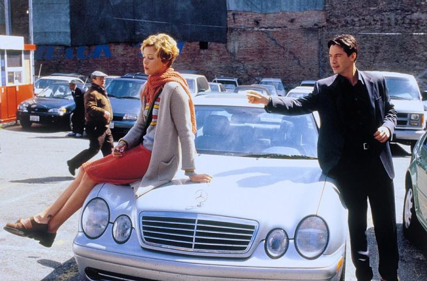 Keanu Reeves y Charlize Theron en Noviembre Dulce