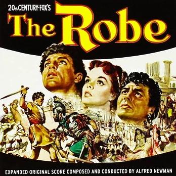 Carátula de la banda de sonido de La Túnica Sagrada