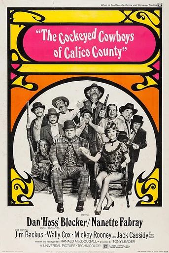 Poster de Los Disparatados Vaqueros de Calico County