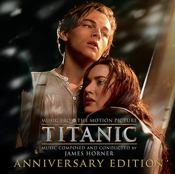 Carátula de la banda de sonido de Titanic