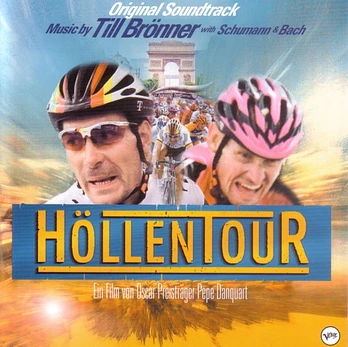 Carátula de la banda de sonido de El Tour Infernal