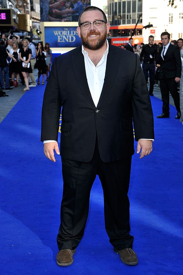 Nick Frost en Bienvenidos al fin del mundo (Premiere en Londres. Julio 2013)