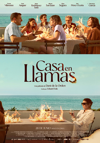Imagen de Casa en Llamas (Cartel final español)