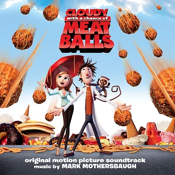 Carátula de la banda de sonido de Lluvia de Albóndigas