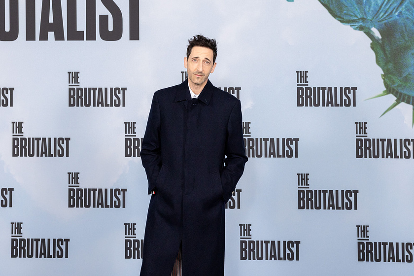 Adrien Brody en The Brutalist (Premiere en Madrid. Enero 2025)