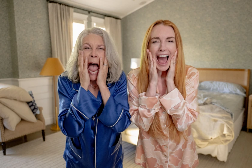 Jamie Lee Curtis y Lindsay Lohan en ponte-en-mi-lugar-de-nuevo