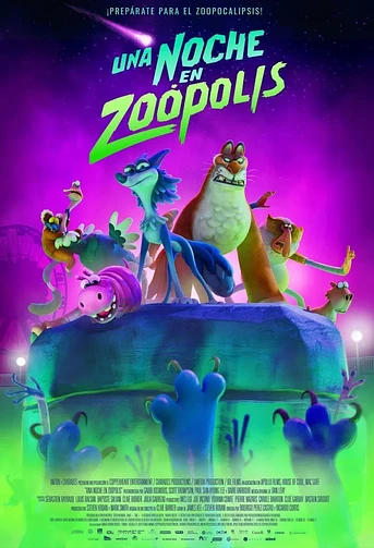 Poster de Una Noche en Zoopolis
