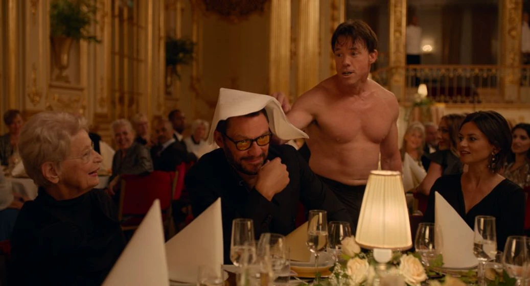 Dominic West y Terry Notary en the-square-2017