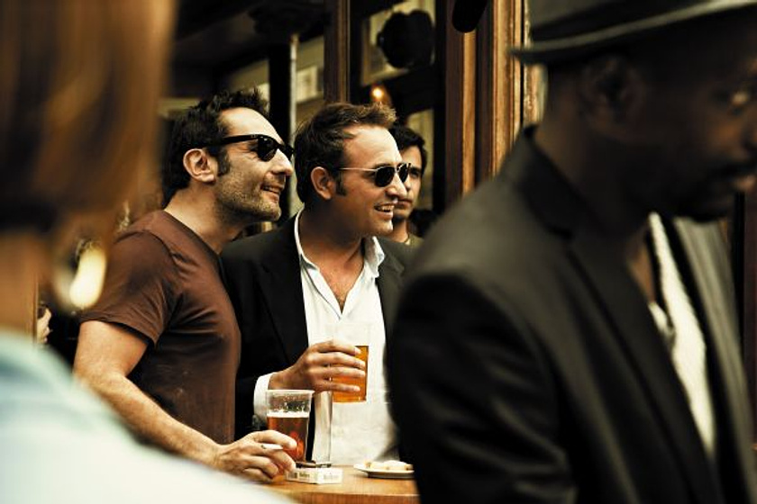 Gilles Lellouche y Jean Dujardin en Los Infieles