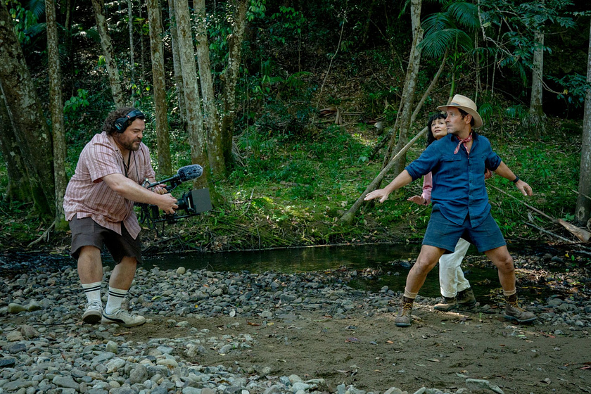 Jack Black y Paul Rudd en anaconda-2025