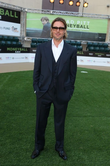 Brad Pitt en moneyball-rompiendo-las-reglas (Premiere en Oakland. Septiembre 2011)