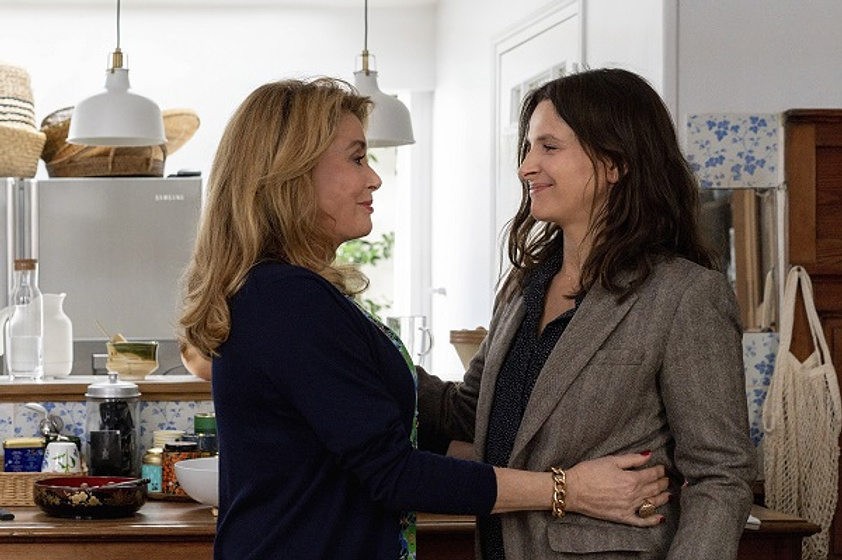 Catherine Deneuve y Juliette Binoche en La Verdad