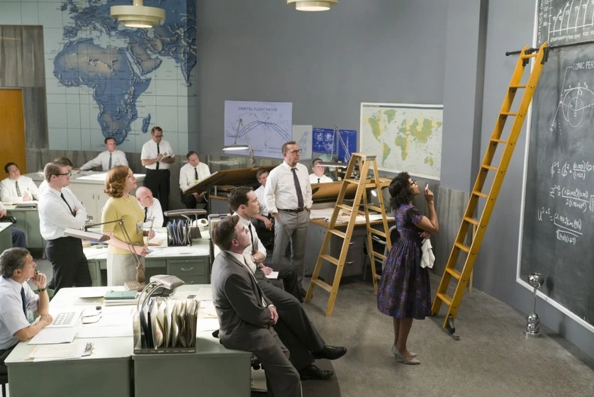 Kevin Costner y Taraji P. Henson en figuras-ocultas