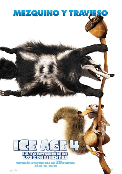 Imagen de Ice Age 4: La Formación de los continentes (Cartel promocional)