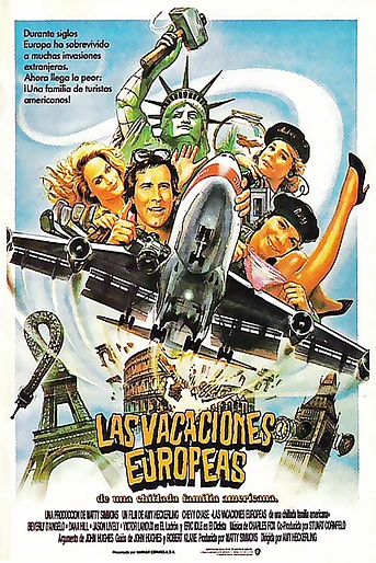 Poster de Las Vacaciones europeas de una chiflada familia americana