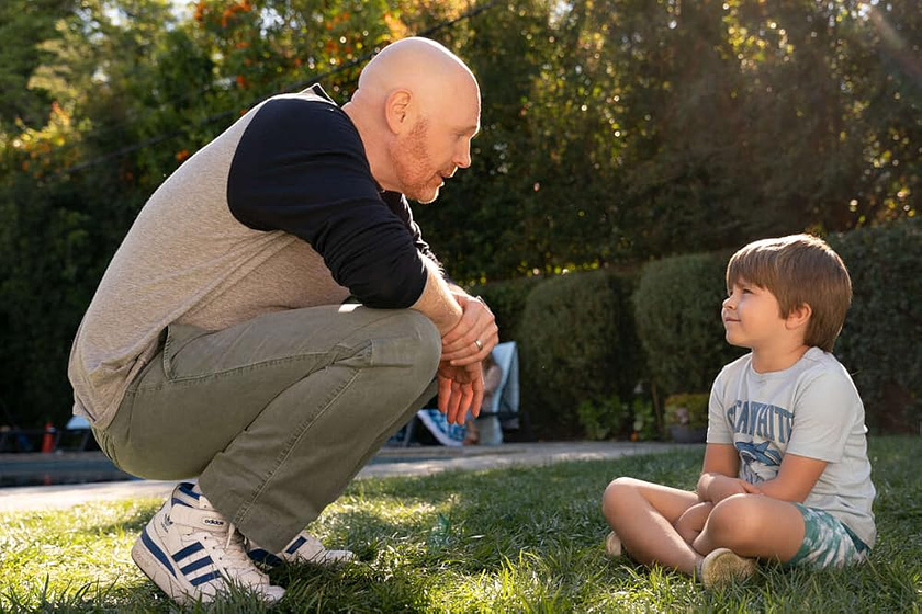 Bill Burr y Dash McCloud en papas-a-la-antigua