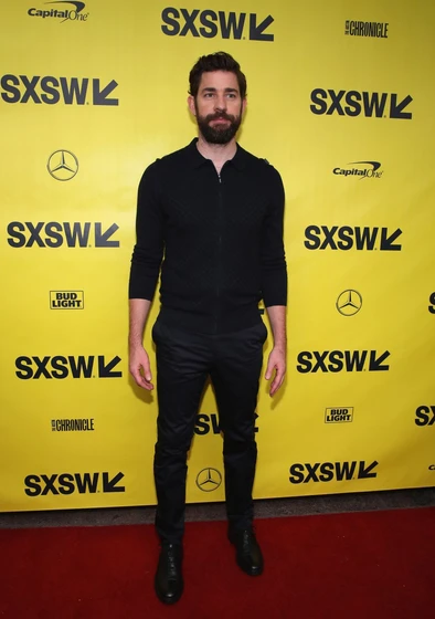 John Krasinski en un-lugar-tranquilo (Premiere en Texas. Marzo 2018)