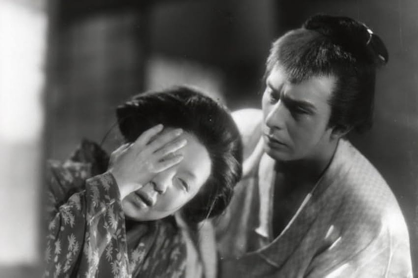 Kinuyo Tanaka y Ken Uehara en The Ghost of Yotsuya Part 1