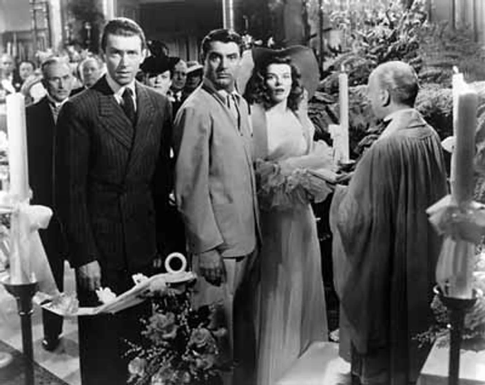 James Stewart, Cary Grant y Katharine Hepburn en historias-de-filadelfia