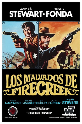 Poster de Los Malvados de Firecreek