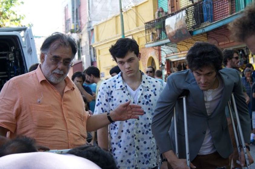 Francis Ford Coppola, Vincent Gallo y Alden Ehrenreich en Tetro