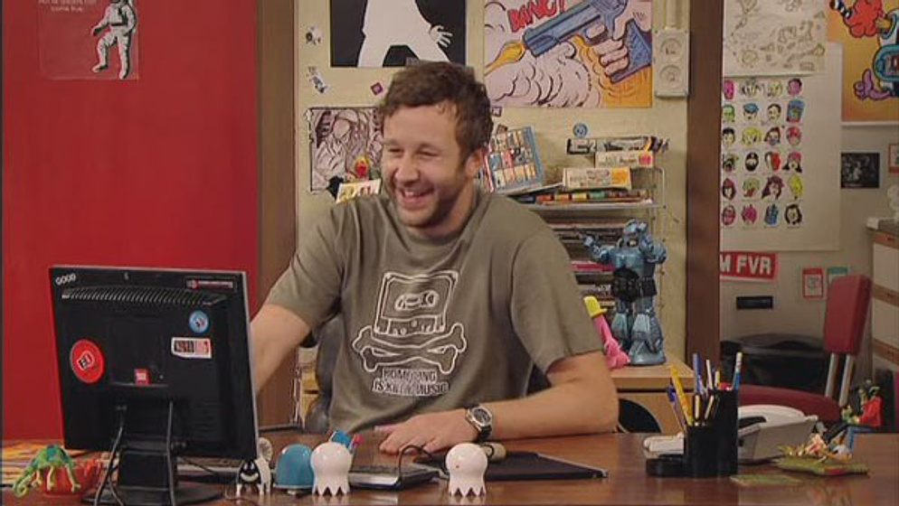 Chris O'Dowd en Los informáticos