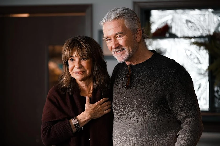 Patrick Duffy y Jess Walton en una-navidad-con-vistas