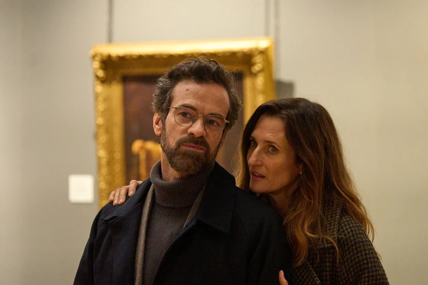 Romain Duris y Camille Cottin en el-sindrome-rembrandt