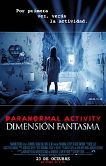 poster of movie Paranormal Activity. Dimensión Fantasma