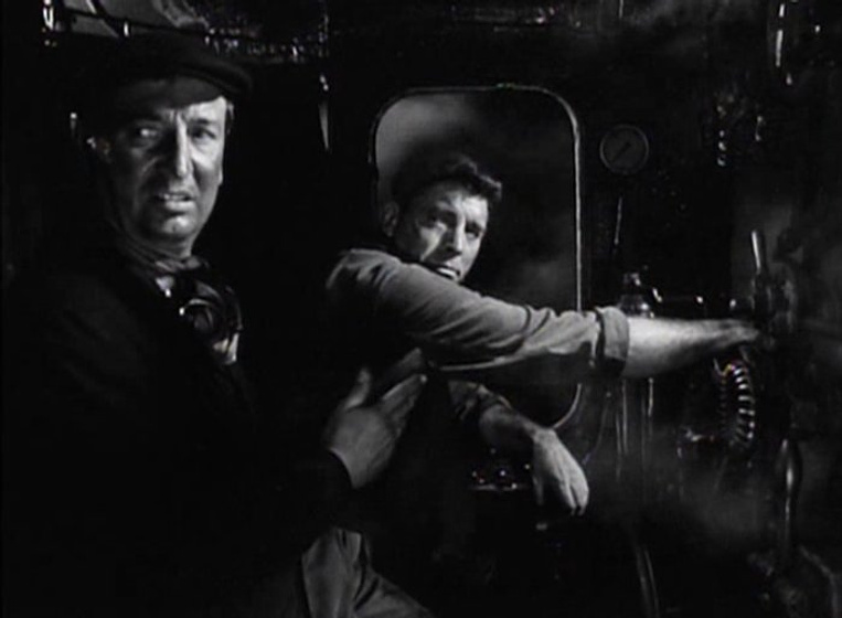 Burt Lancaster y Albert Rémy en El Tren