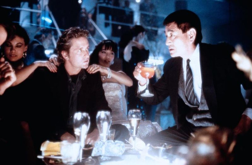Michael Douglas y Ken Takakura en Black Rain