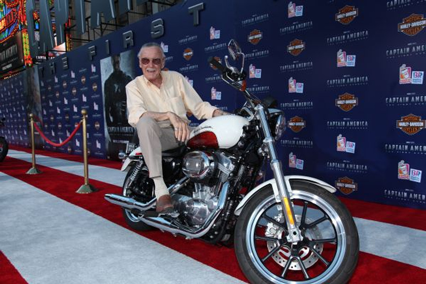 Stan Lee en Capitán América. El primer Vengador (Worl Premiere en Los Angeles. Julio 2011)