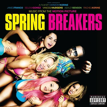 Carátula de la banda de sonido de Spring Breakers