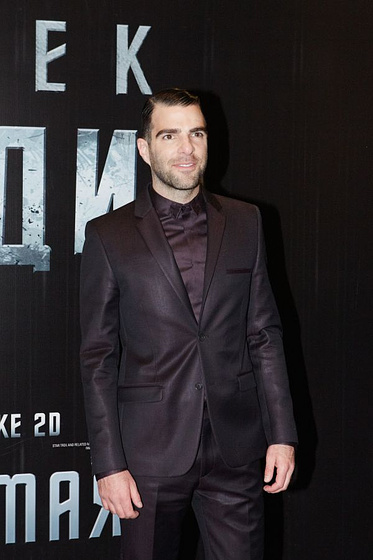 Zachary Quinto en Star Trek. En la oscuridad (Premiere en Moscú. Abril 2013)