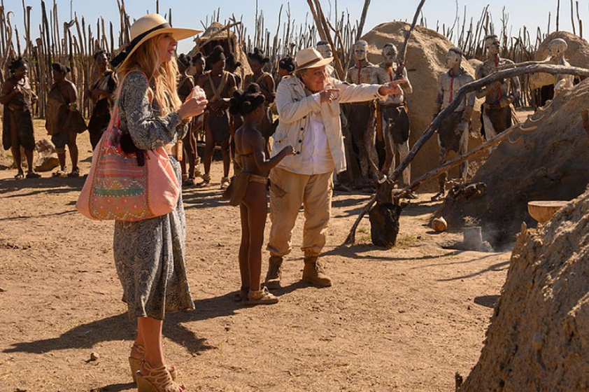 Christian Clavier y Sylvie Testud en Vacaciones en África