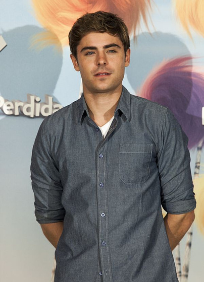 Zac Efron en Lorax: En busca de la trúfula perdida (Photocall en Madrid. Marzo 2012)