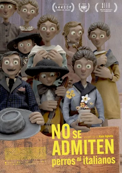 Imagen de no-se-admiten-perros-ni-italianos (Cartel español)